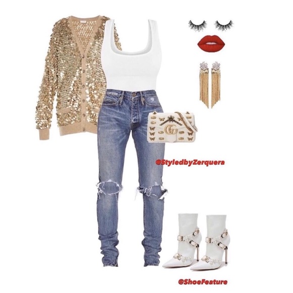 Winter white belted boot - Picture 2 of 4